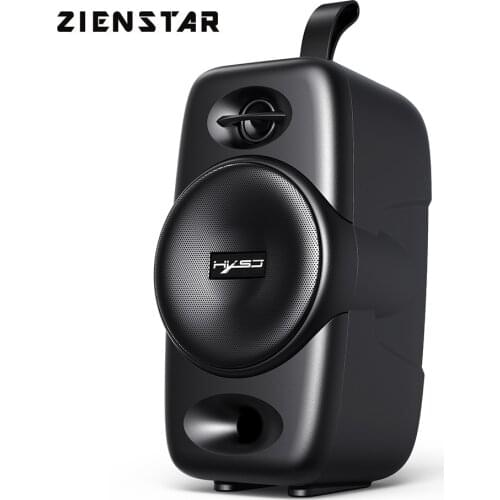 Zienstar Multifunctional Rechargeable Wireless Bluetooth5.0 Speaker 10W High Power Portable Subwoofer for Smart Phone Tablet etc