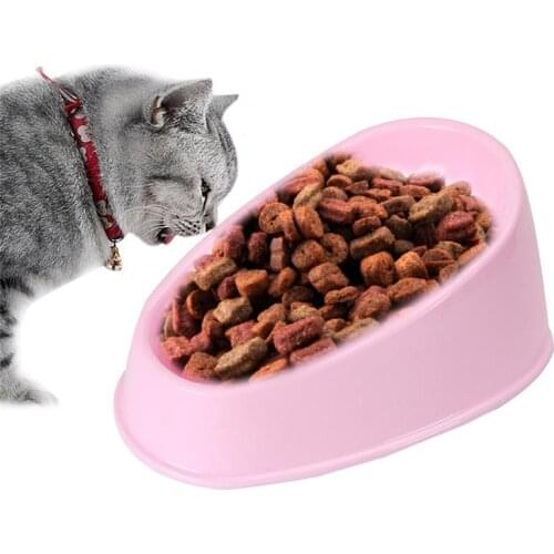 1PCS Pet Slow Feeder Neck Protective Anti-gulping Plastic Pet Food Bowl Dog Food Bowl Slow Eating Feeder Plastic Bowl