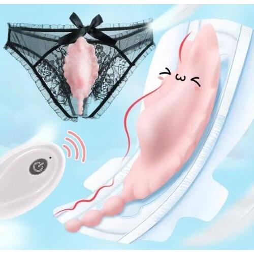 10 Frequency Remote Control Vibrator Invisible Wearable Butterfly Clitoris Anal Stimulate Toy Masturbation Sex Toys For Women