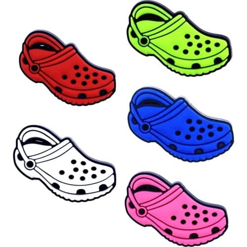 10PCS/Set Cartoon Croc Icon Shoes Charms Silicone Graden Slipper Accessories Kids Party Gifts Wristband Cute Decor Buckles