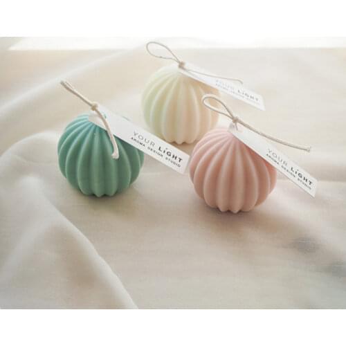 1 Pcs Round Candle Molds 3d Ball Shape Acrylic Candle Diy Mould Aromatherapy Plaster Home Decortion Handmade Soap Mold