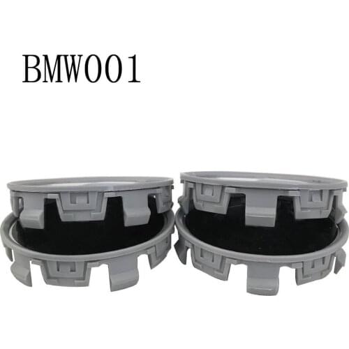 4 pcs Car Wheel Center Cap For BMW Car Rim ABS Plastic Chrome Hubcap Dust Cover