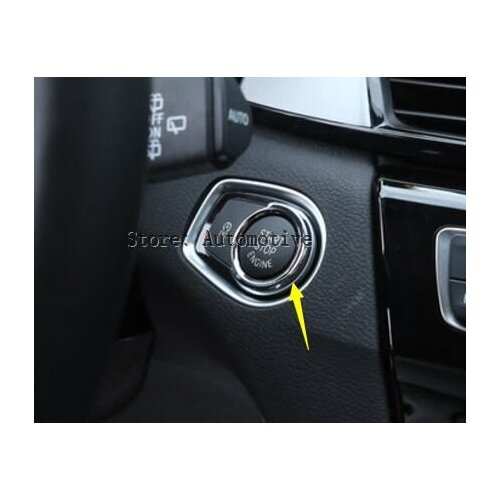 ABS / Start Stop Engine System Key Molding Frame Cover Trim 1 Pcs For BMW 1 Series 116i 118i F20 2012 - 2016