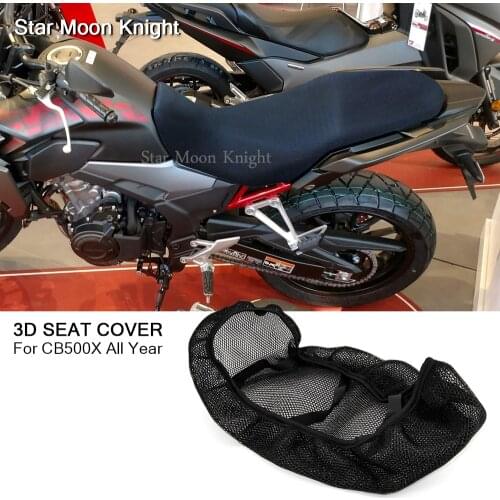 Motorcycle Accessories Cool 3D Mesh Moped Motorbike Scooter Seat Covers Cushion Anti-Slip Waterproof For Honda CB500X CB 500