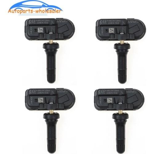 4 PCS 68239729AA TPMS Tire Pressure Sensor For Jeep Cherokee For Dodge Ram 1500 2500 3500 68249197AA 68186572AA 68239720AA
