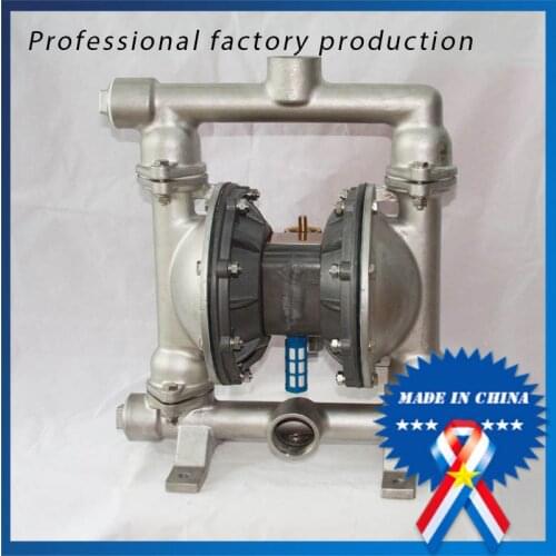 Natural color QBY-25 Stainless Steel 304 Tomato Slurry diaphragm pump with diaphragm