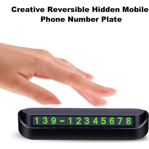 Car Temporary Parking Card For Car Phone Number Card Plate Car Park Stop Automobile Car-styling Accessories