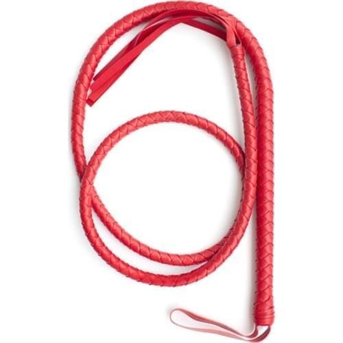 MaryXiong 210CM PU Leather Flogger Long Spanking Whip Adult Male Female Slave Queen Roleplay Game Flirt Fetish Toy for Women