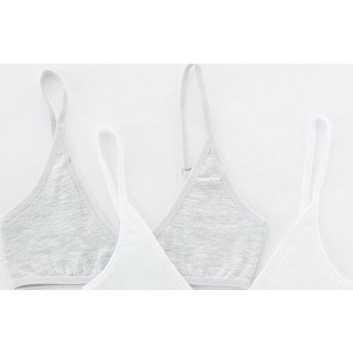 Girl Kids Soft Trıangle 2li Half Undershirt