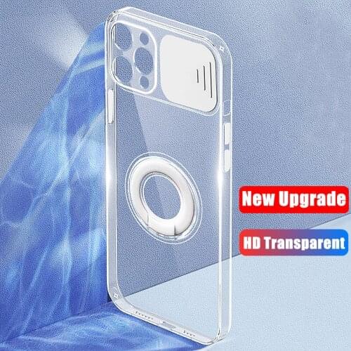 Slide Window Phone Case For Samsung Galaxy M51 M31S M12 M02S Transparent Clear Soft Silicone Case Cover For Samsung M 51 31 12