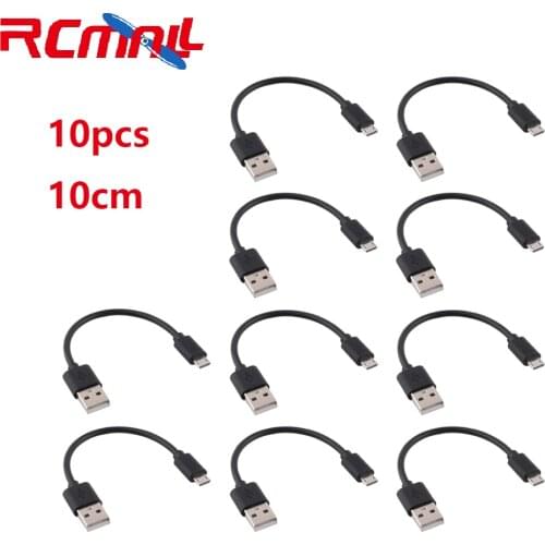 10Pcs TPE Micro USB Cable OD 3.8mm 10cm Length for Micro:bit microbit Board