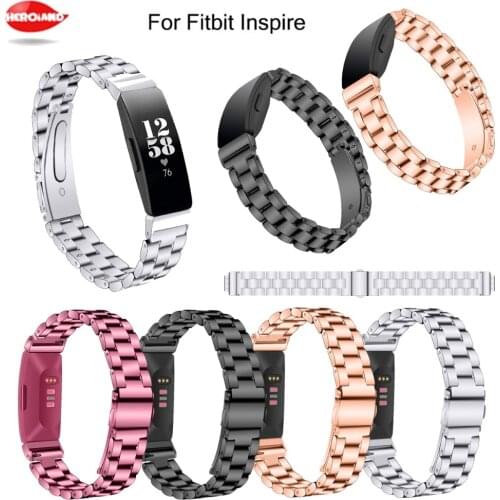 Stainless Steel Watch Band Wrist Strap for Fitbit Inspire HR Heart Rate & Fitnes
