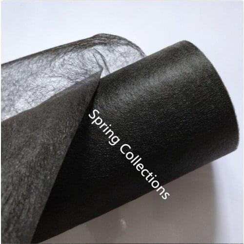Width 112cm, L=5/10M white black double sides adhesive non-woven cloth cotton cloth interlining diy accessories