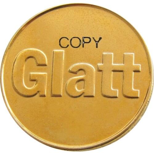 Switzerland Glatt 25 Frs Gold Plated Creative Copy Coin