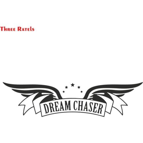 Three Ratels FTZ-1236 Dream Chaser Jdm Decals Stickers Car Styling Jdm Stickers Die Cut Vinyl Decal Personality Car Accessories