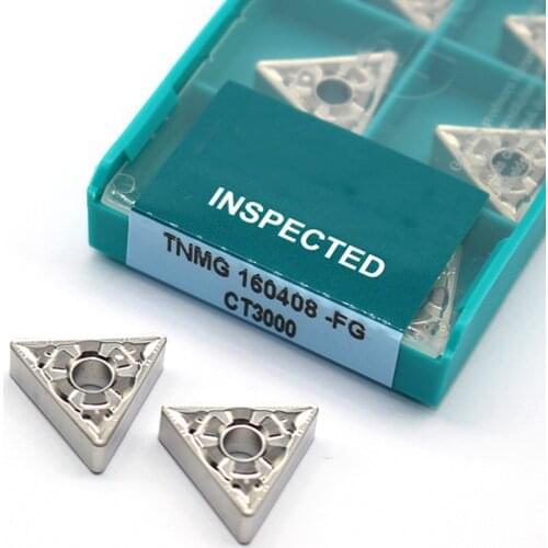 TNMG160408 FG CT3000 External Turning Tools Cermet Grade Carbide insert Lathe cutter Tool Tokarnyy turning insert