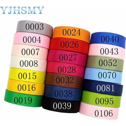 Solid Color Printed Grosgrain Ribbons J-181011-1 16MM 5Yards,DIY Handmade Hairbows Garment Accessories Wedding Party Decoration
