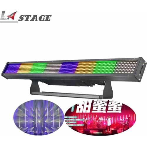 IP65 Stage Wall Washer 960x0.2w RGBW LED Pixel Strip Strobe Effect Lighting With 8 Zone Control