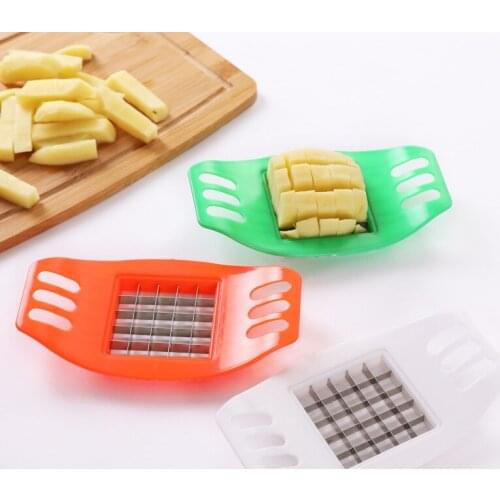 Stainless Steel Vegetable Potato Cutters French Fry Slicer Carrot Cutting Device Chopper Chips Kitchen Accessories