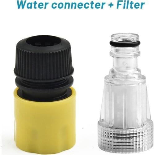 1pc Water Connector With Filter Plastic For Hose-Tap Water Adaptor Connector Fitting