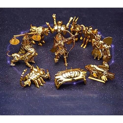 12pcs/pack Saint Seiya Constellation Model Action Figure Toys