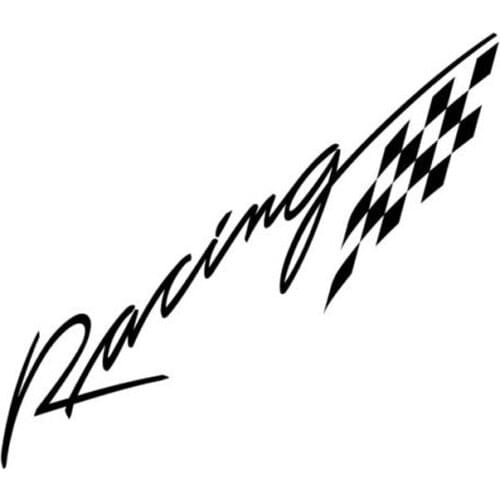 13.8cm*3cm Creative Personality Vinyl RACING Speed Car Styling Stickers C5-0507