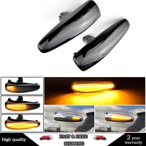 2pcs For Mistubishi Outlander Sport Mirage Sport Lancer Evolution X LED Dynamic Side Marker Turn Signal Lights 8351A001