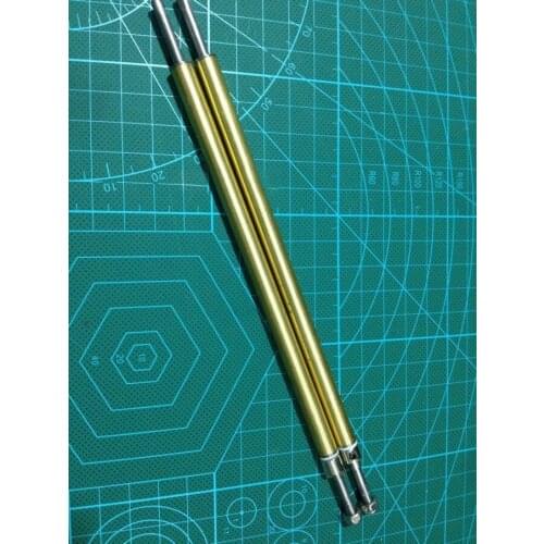 4mm Hard Shaft Assembly Propeller Drive Shaft+8mm Brass Bushing+Drive Dog Set Spare Parts for DIY RC Boat Models V Yacht O Boat