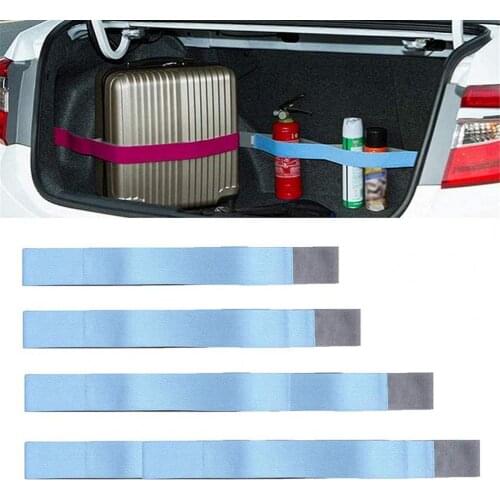 4Pcs Elastic Strap Belt Innovative Wrinkle Resistant Easy to Use Organizer Fixed Tapes for Cargo