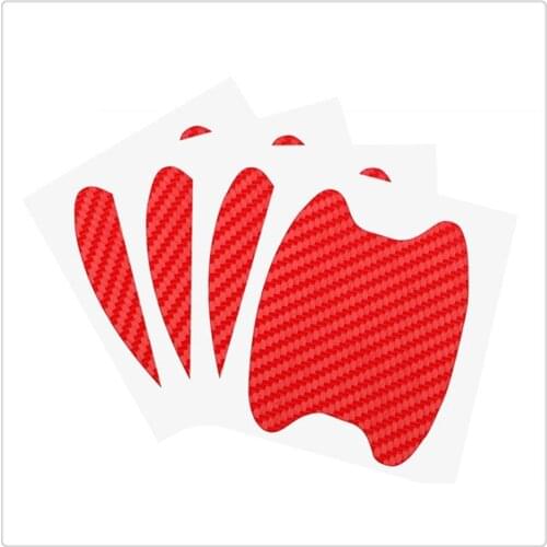 4Pcs/Set Car Door Sticker Carbon Fiber Scratches Resistant for Subaru BRZ VIZIV-7 Levorg VIZIV-2 Hybrid Exiga Legacy Impreza