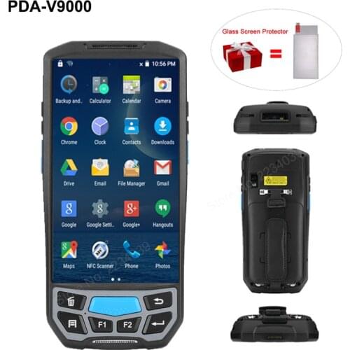 4G Android7.0 handheld PDA built in printer 2 in 1 touch screen Pos termina wireless 1D2D barcode reader portable data collector