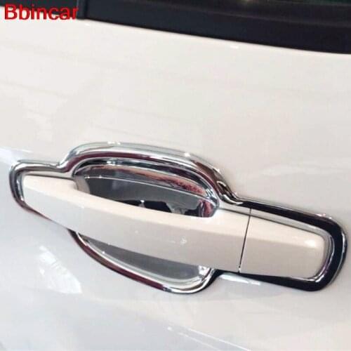 Bbincar Car Styling ABS Chrome Exterior Side Door Handle Bowl Cover Hand Trim For Chevrolet Trax 2014 2015