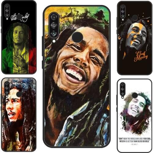 Bob Marley Case For Huawei P30 Lite P40 P20 Pro P Smart Z 2019 2021 Nova 5T Honor 10 Lite 8X 9X 10i