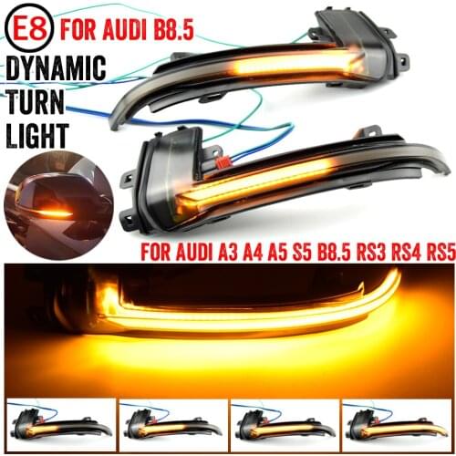 Dynamic Turn Signal LED for Audi A4 A5 B8.5 RS5 RS3 A3 8P Blinker RS4 sline S5 Sequential Side Mirror light 2013 2014 2015 2016