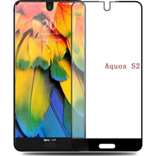 For Sharp Aquos S2 5.5" glass tempered 2.5D full cover tempered glass for Original screen protector glass film