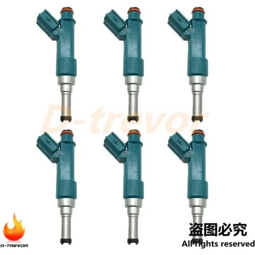 6Pcs Fuel Injectors 23250-37021 For 2011-2015 Toyota Prius Lexus CT200h 1.8L