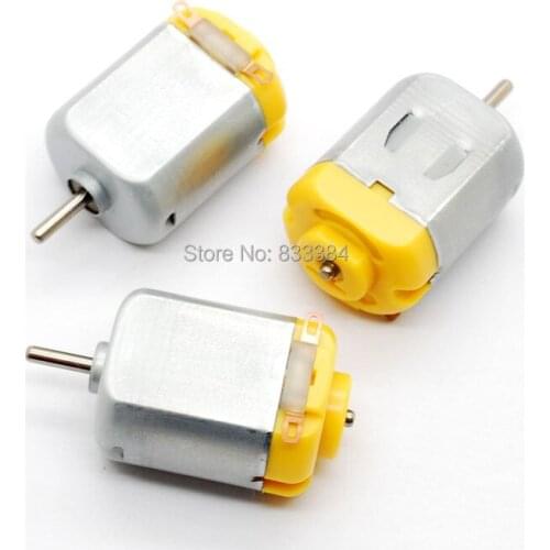 HOT SALE!! 10pcs Wholesale!! 20pcs 15 * 20 MM 17g DC Motor Standard 130 motor with varistor toy motor Free shipping