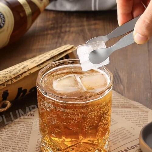 Hot Kitchen Bar Supplies Tool 1pcs Coffee Sugar Clip Stainless Steel Tweezers Mini Clamp Tong Pliers Coffee Small Clip