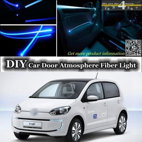 Interior Ambient Light Tuning Atmosphere Fiber Optic Band Lights For Volkswagen VW Up Inside Door Panel illumination Tuning