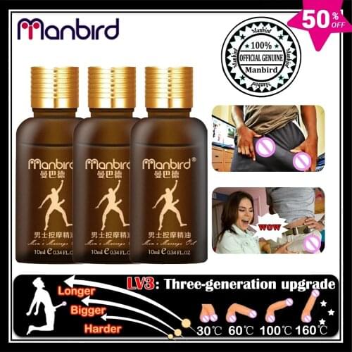 Man Penis Enlargement Essential Oil Enhance Erection Anti-Premature Aphrodisiac Adults Men Health Care Massagee Oils