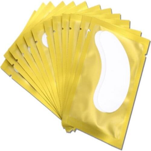 Hot 50pairs Eyelash Extension Grafted Eyelash Under Eye Pads Eyelash Extension Tips Makeup Removeral By Free Shipping