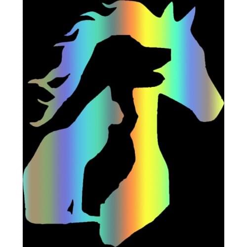 S51165 Various Sizes/Colors Car Stickers Vinyl Decal LOVE Horse Dog Motorcycle Decorative Accessories Waterproof
