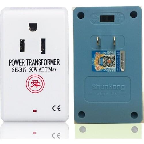 50VA power transformer dual purpose 110V transferred to 220V and 220V to 110V AC voltage converter 50W