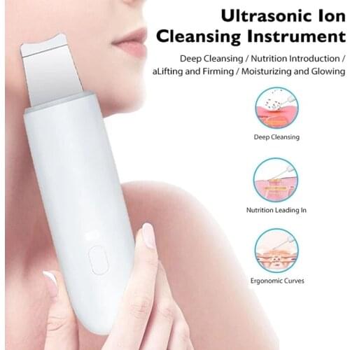 Ultrasonic Scalpel Exfoliating Face Care Tools Beauty Instrument Deep Face Skin Facial Cleanser Vibrating Spatula Peeling Device