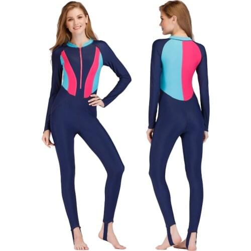 Womens Rash Guards One-piece Lycra Full Body Diving Suit & Sports Skins for Snorkeling, Swimming Water Sports UPF50+ Sun UV