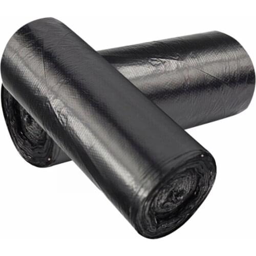 1 Roll 50*60cm Thick Black Garbage Bag Kitchen Garbage Rubbish Kitchen Convenient Points-to-break Box Restaurants Bag Dispo K2K7