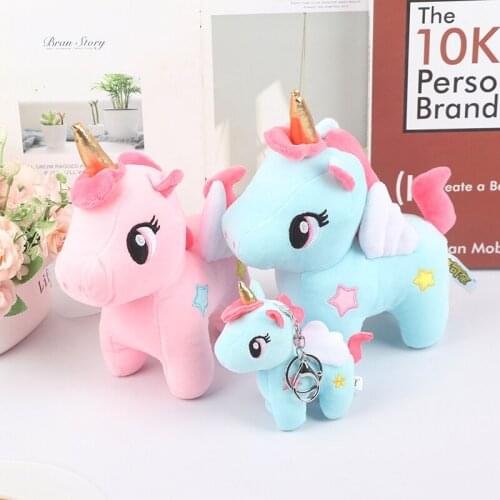 10/20cm Cute Unicorn Stuffed Plush Toy Baby Kids Sleeping Pillow Doll Animal Stuffed Toy