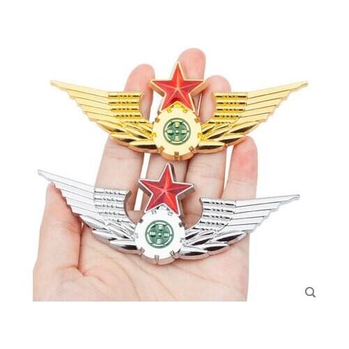 3D Auto Modified Army Metal Insignia Soldier Car Trunk Side Seal Decals Badge Car Accessories