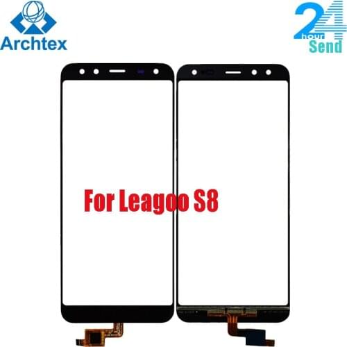 For Original Leagoo S8 Touch Screen Panel Glass Lens Digitizer Sensor +Tools 100% Test Stock