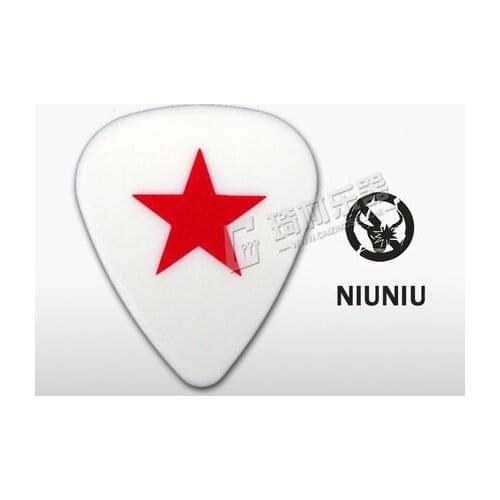 Red Star Guitar Pick Plectrum Mediator 1.0mm, 1/piece